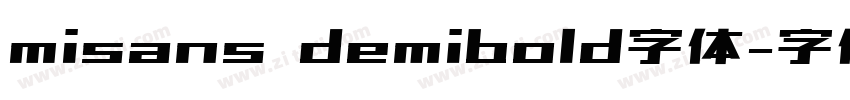 misans demibold字体字体转换